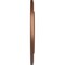 Ekena Millwork Jefferson Ceiling Medallion (Canopies up to 5"), 26 1/2"OD x 3 5/8"ID x 1 1/2"P, Polished Copper CM26JEPOS - alternate 4